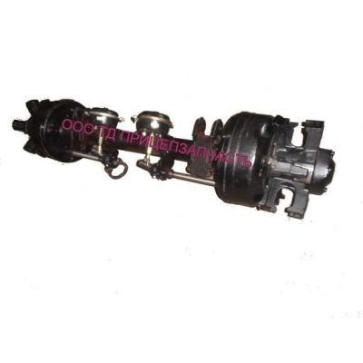 Ось в сборе (без рессор и колес) ЧМЗАП 9985-2410002 Ось в сборе (без рессор и колес) ЧМЗАП 9985-2410002